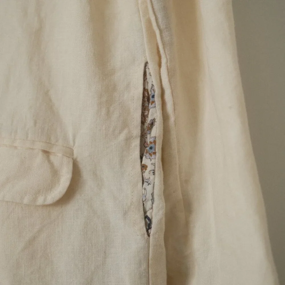 Roller Rabbit | Linen Blazer | M | - Picture 6 of 7